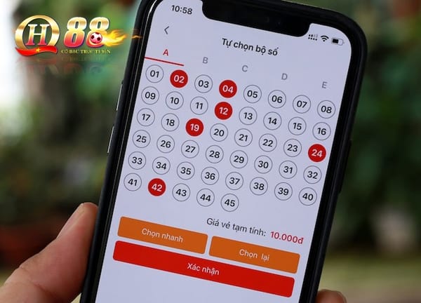 Mua vé số Vietlott qua ứng dụng Vietlott SMS