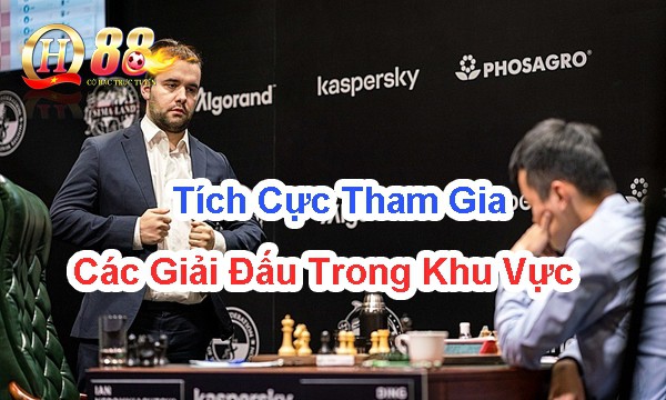 Tích cực tham gia các giải đấu trong khu vực