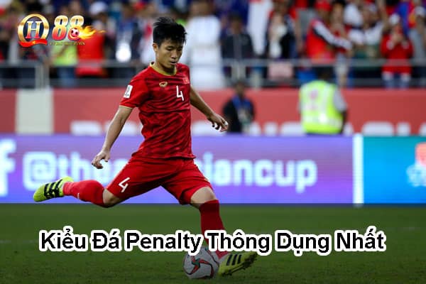 Kiểu đá penalty thông dụng nhất